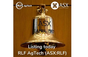 热烈祝贺埃尔夫农业科技在澳大利亚主板ASX上市，股票代码:RLF